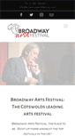 Mobile Screenshot of broadwayartsfestival.com